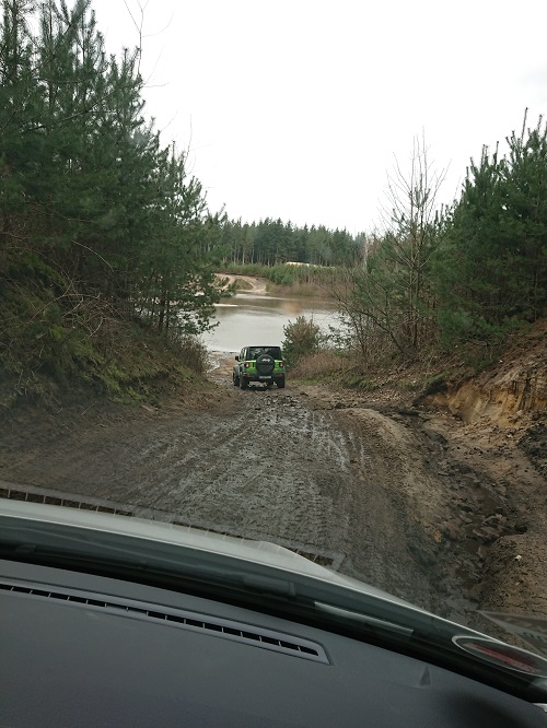 Abfahrt Sandgrube Offroadpark Fürstenforest